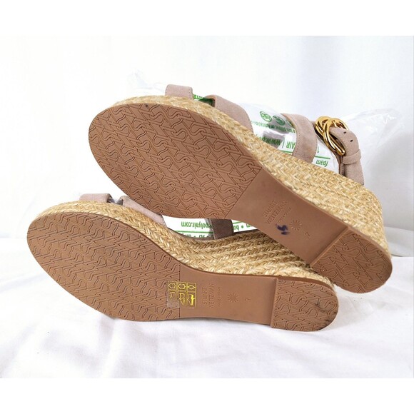 Stuart Weitzman The Zuzu Wedge Sandal Size 7 - Picture 5 of 7